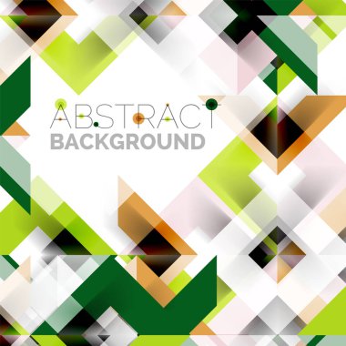 Beyaz Modern kare geometrik desen tasarım