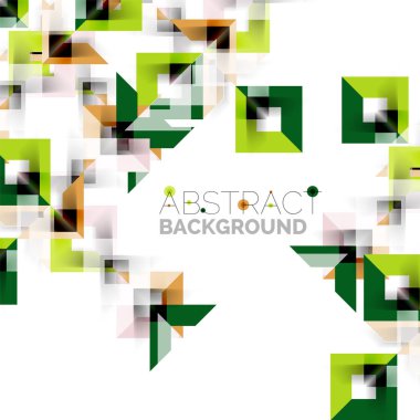 Beyaz Modern kare geometrik desen tasarım