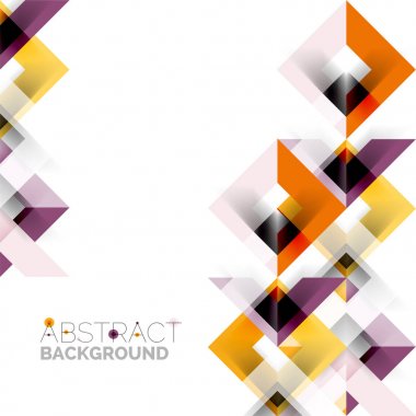 Beyaz Modern kare geometrik desen tasarım