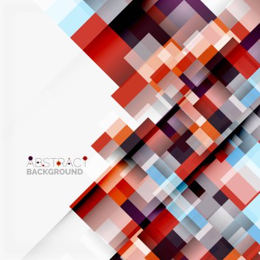 Soyut engeller şablon tasarım arka plan, beyaz, basit geometrik şekiller düz çizgiler ve dikdörtgenler