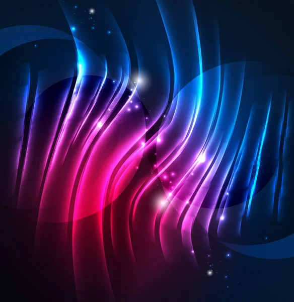 parlayan futuristik çizgiler