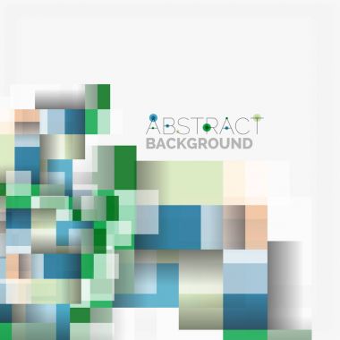 Soyut engeller şablon tasarım arka plan, beyaz, basit geometrik şekiller düz çizgiler ve dikdörtgenler