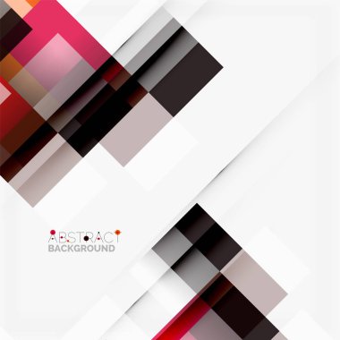 Soyut engeller şablon tasarım arka plan, beyaz, basit geometrik şekiller düz çizgiler ve dikdörtgenler