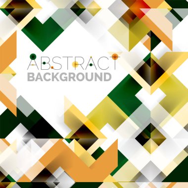 Beyaz Modern kare geometrik desen tasarım