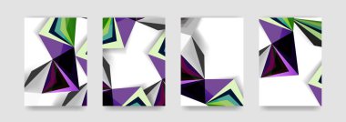 En az vektör arka plan küme kapsıyor