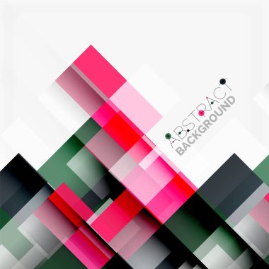 Soyut engeller şablon tasarım arka plan, beyaz, basit geometrik şekiller düz çizgiler ve dikdörtgenler