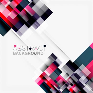 Soyut engeller şablon tasarım arka plan, beyaz, basit geometrik şekiller düz çizgiler ve dikdörtgenler