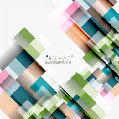 Soyut engeller şablon tasarım arka plan, beyaz, basit geometrik şekiller düz çizgiler ve dikdörtgenler