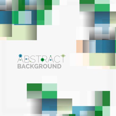 Soyut engeller şablon tasarım arka plan, beyaz, basit geometrik şekiller düz çizgiler ve dikdörtgenler