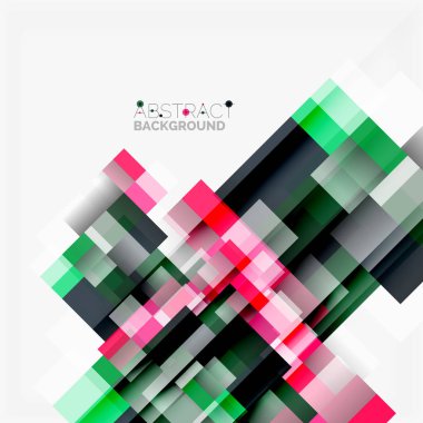 Soyut engeller şablon tasarım arka plan, beyaz, basit geometrik şekiller düz çizgiler ve dikdörtgenler