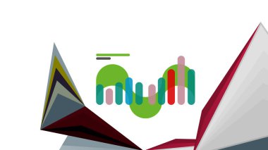 Modern üçgen sunu şablonu