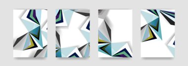 En az vektör arka plan küme kapsıyor