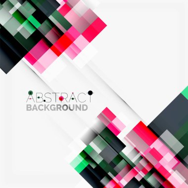 Soyut engeller şablon tasarım arka plan, beyaz, basit geometrik şekiller düz çizgiler ve dikdörtgenler