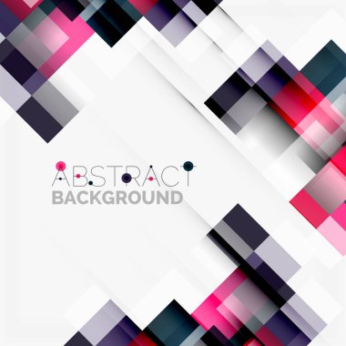 Soyut engeller şablon tasarım arka plan, beyaz, basit geometrik şekiller düz çizgiler ve dikdörtgenler