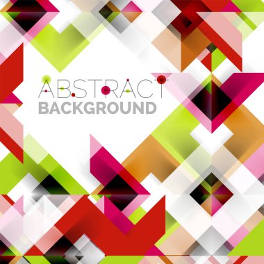 Beyaz Modern kare geometrik desen tasarım