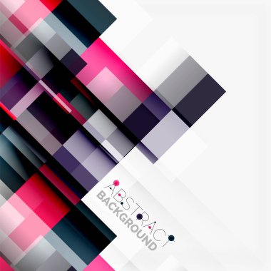 Soyut engeller şablon tasarım arka plan, beyaz, basit geometrik şekiller düz çizgiler ve dikdörtgenler