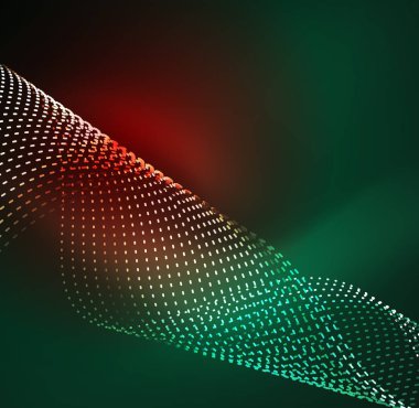 Vektör dalga parçacıklar arka plan