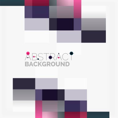 Soyut engeller şablon tasarım arka plan, beyaz, basit geometrik şekiller düz çizgiler ve dikdörtgenler