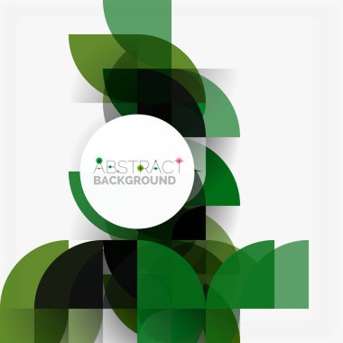 Modern geometrik arka plan daire