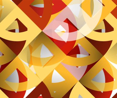 Kağıt daire kesim, mozaik mix geometrik desen tasarım