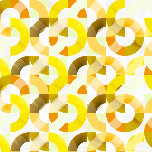 Anillos de colores sobre fondo gris, diseño de patrón geométrico moderno — Vector de stock