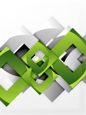 Vektör kare şablon arka plan