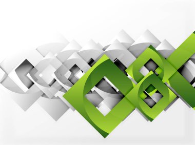 Vektör kare şablon arka plan