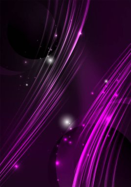 parlayan futuristik çizgiler