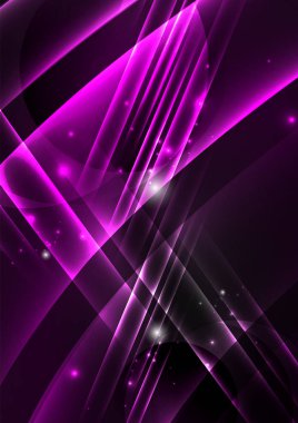 parlayan futuristik çizgiler