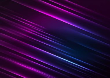 parlayan futuristik çizgiler