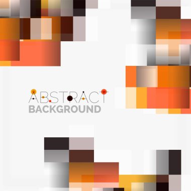 Soyut engeller şablon tasarım arka plan, beyaz, basit geometrik şekiller düz çizgiler ve dikdörtgenler