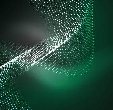 Vektör dalga parçacıklar arka plan