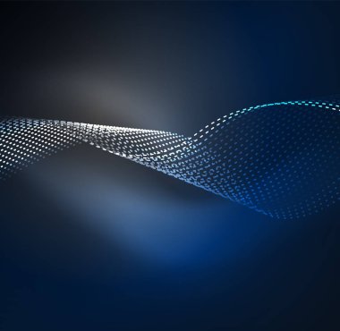 Vektör dalga parçacıklar arka plan