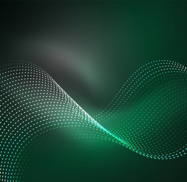 Vektör dalga parçacıklar arka plan