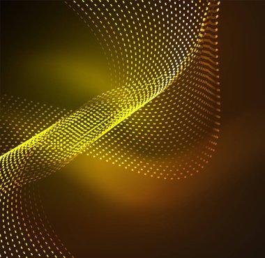 Vektör dalga parçacıklar arka plan