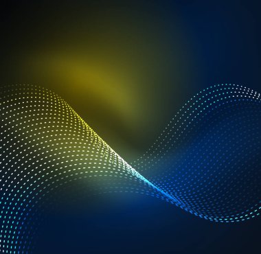 Vektör dalga parçacıklar arka plan