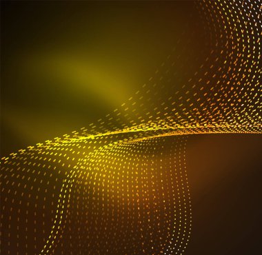 Vektör dalga parçacıklar arka plan