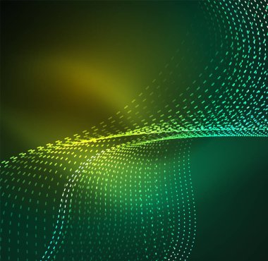 Vektör dalga parçacıklar arka plan