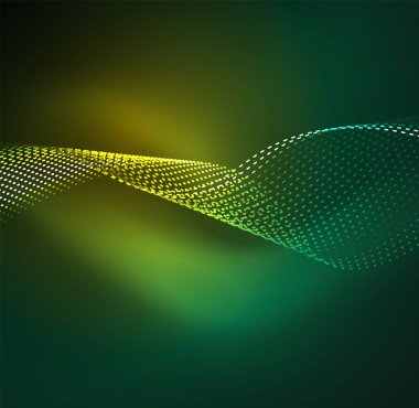 Vektör dalga parçacıklar arka plan