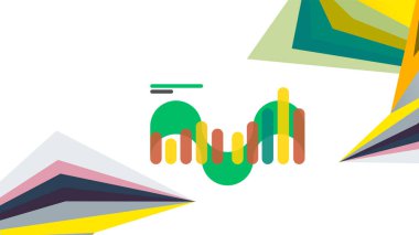 Modern üçgen sunu şablonu