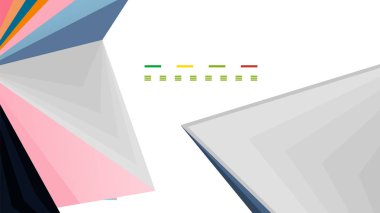 Modern üçgen sunu şablonu