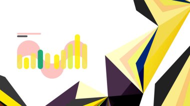 Modern üçgen sunu şablonu