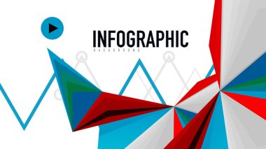 Modern üçgen sunu şablonu