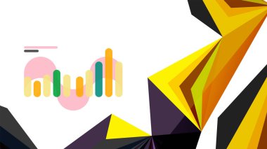 Modern üçgen sunu şablonu