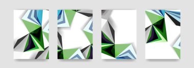 En az vektör arka plan küme kapsıyor