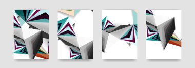 En az vektör arka plan küme kapsıyor