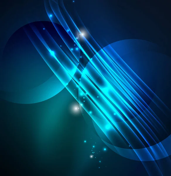 parlayan futuristik çizgiler