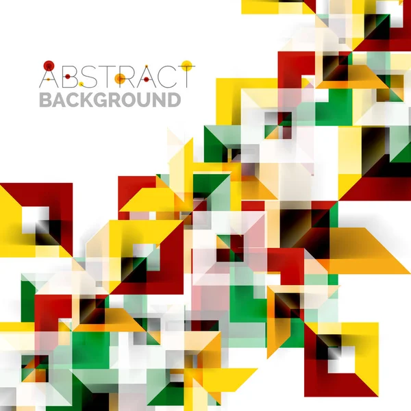 Beyaz Modern kare geometrik desen tasarım