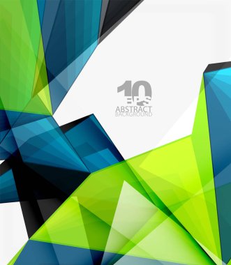 Düşük Poli 3d geometrik şekil arka plan