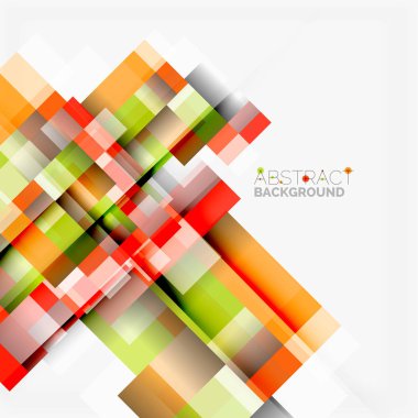 Soyut engeller şablon tasarım arka plan, beyaz, basit geometrik şekiller düz çizgiler ve dikdörtgenler